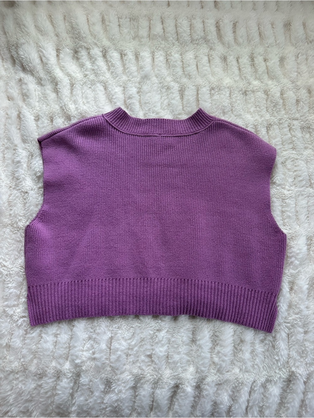 Free People Lavender Easy Street Vest Size XS - Picture 5 of 5